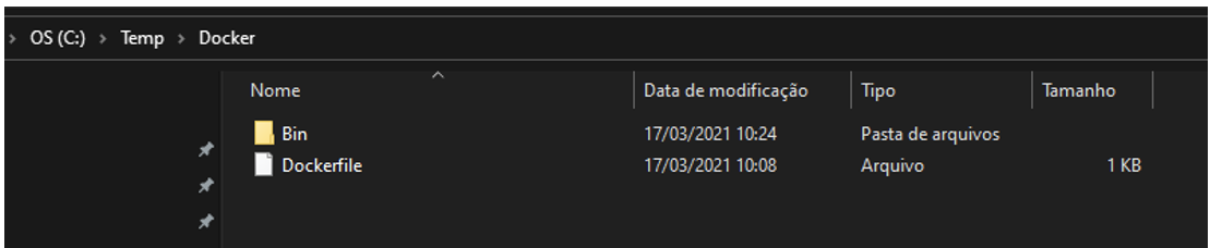 Docker folder files Docker folder files